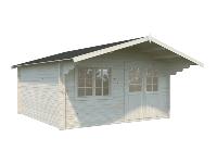 Abri de jardin BRITTA 17,5 m² en 40 mm