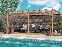 PERGOLA PALMA- 18 m² - Adossable -Dim(cm): 600 x 300