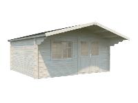 Abri de jardin BRITTA 19,7 m² en 40 mm