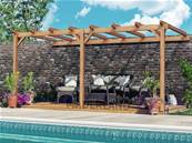 Pergola adossée VERSAILLES 600x300cm