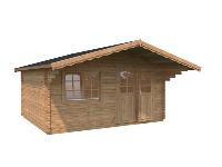 Abris de jardin SALLY 15.5 m en 44 mm avec plancher