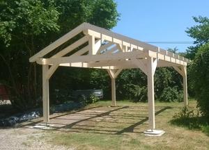 Carport voiture 20 m²