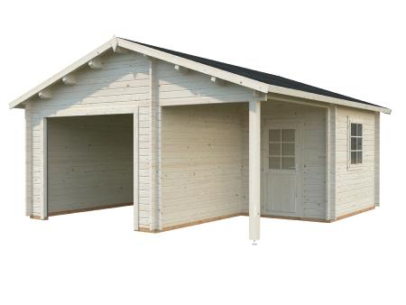 Garage Palmako Roger 21.9 +5.2 M² 44mm sans porte en façade