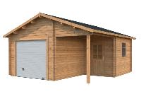 GARAGE PALMAKO ROGER 21.9 + 5.2 M 44 mm AVEC PORTE SECTIONNELLE