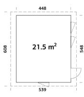 CHALET NORDIC + ANNIKA 21.5 M²