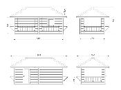 BIANCA Kiosque 16.6 m2 Set 112 Naturel