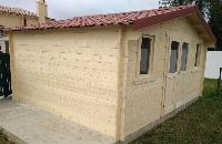 ABRI DE JARDIN BOIS - ECO 19.80 m²-  madriers 40 mm