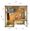 Chalet EMILY 40.1+5.2 m² - 70 mm avec mezzanine