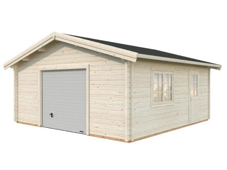 GARAGE PALMAKO ROGER 27.7 M² 70 mm AVEC PORTE SECTIONNELLE